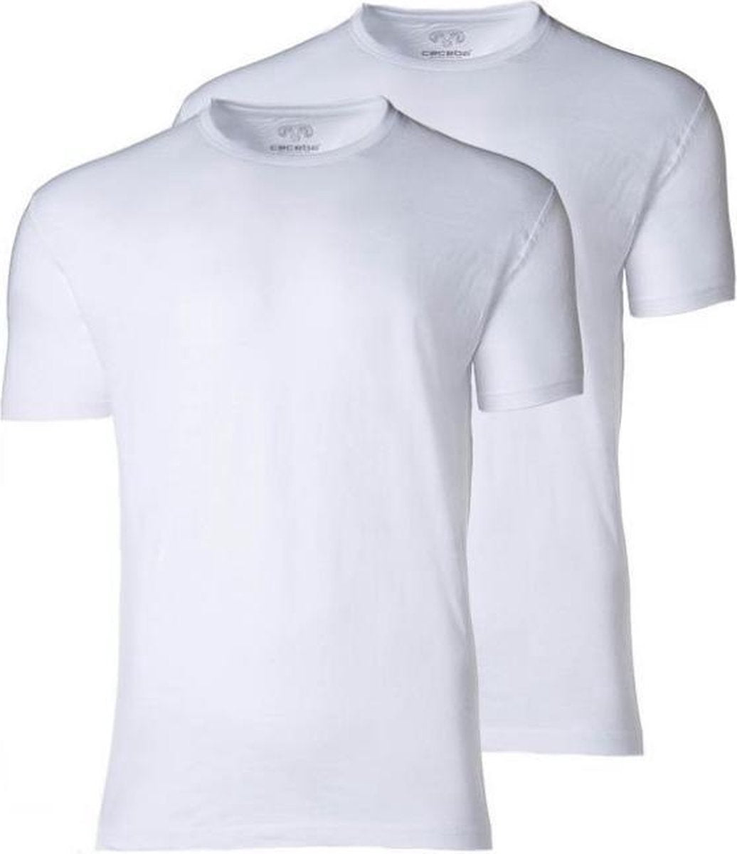 CECEBA American T-shirt - Basic - ronde hals - wit - 6XL