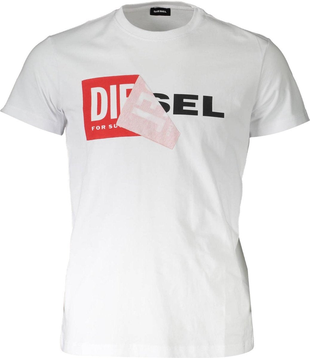 Diesel T-shirt Wit XL Heren