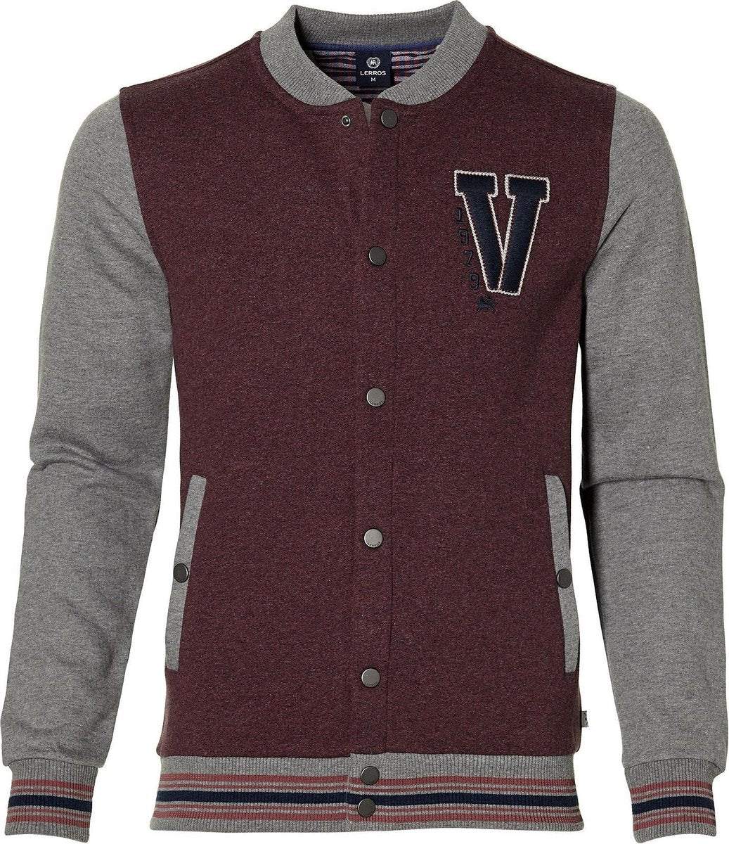 Lerros Vest - Modern Fit - Rood - 5XL Grote Maten