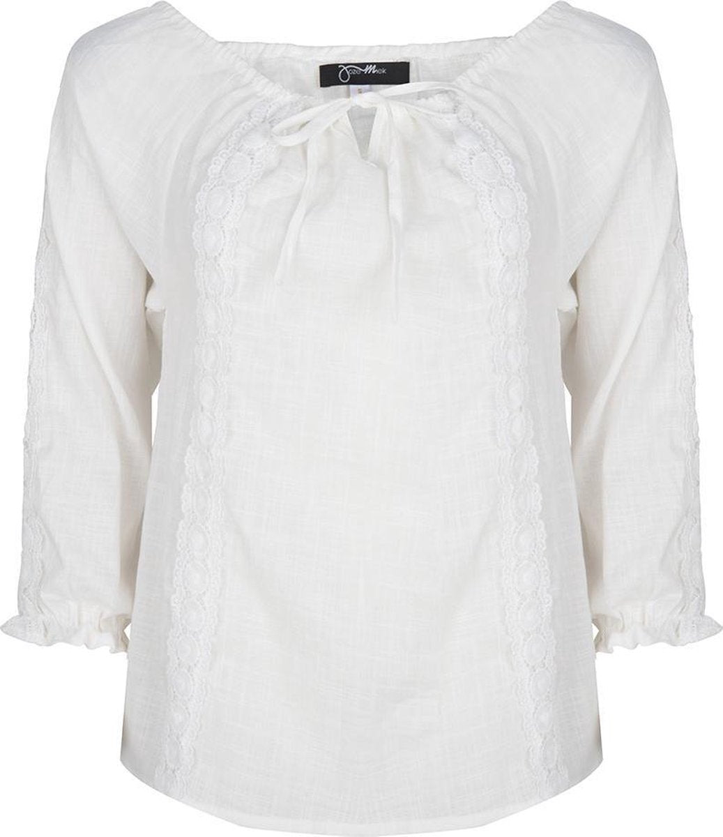 Off Shoulder Top St Tropez- Wit-Small