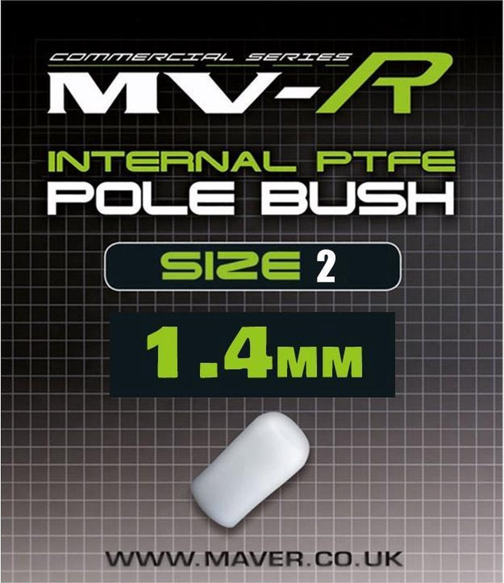 Maver MV-R Internal Pole Bush - Maat 2 - 1.4mm - Wit