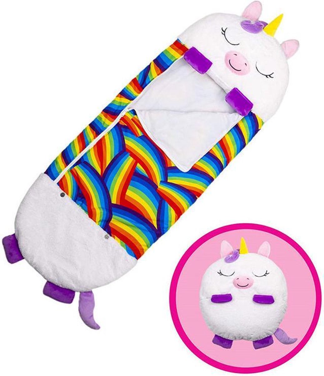 Happy napper | nappers | Children Sleeping Bag | kinderen slaapzak | Super Soft 2 in 1 Fun Pillow &Sleepy for Boys | unicorn slaapzak | zachte slaapzak | knuffel slaapzak | 2 in 1 slaapzak | kinderen