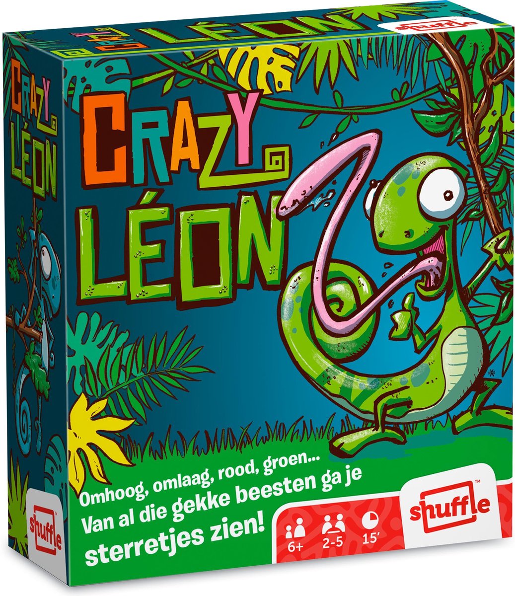 Shuffle - Crazy Leon - Kaartspel - Domino - Nederlands