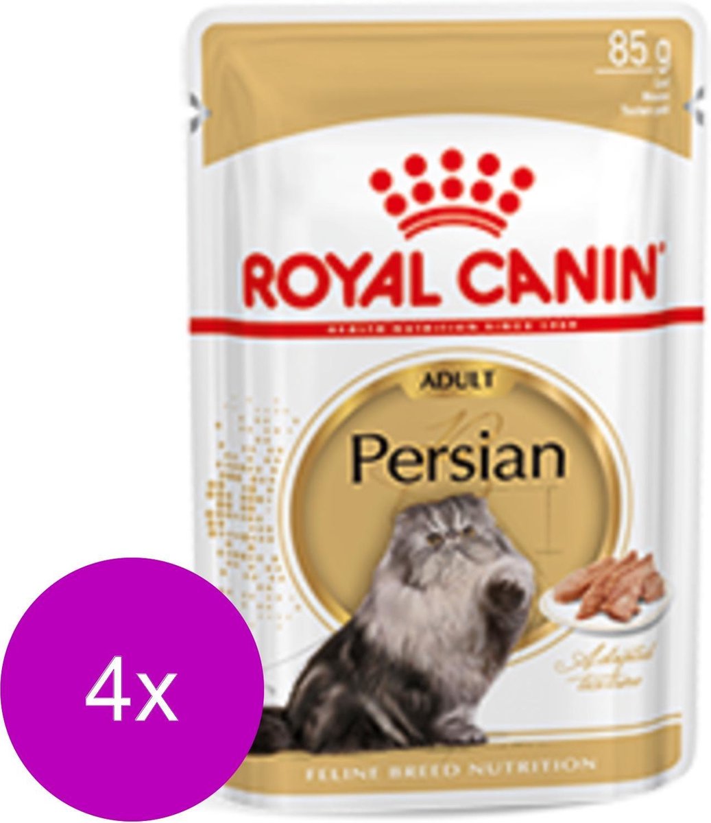 Royal Canin Fbn Persian Adult Pouch - Kattenvoer - 4 x 12x85 g