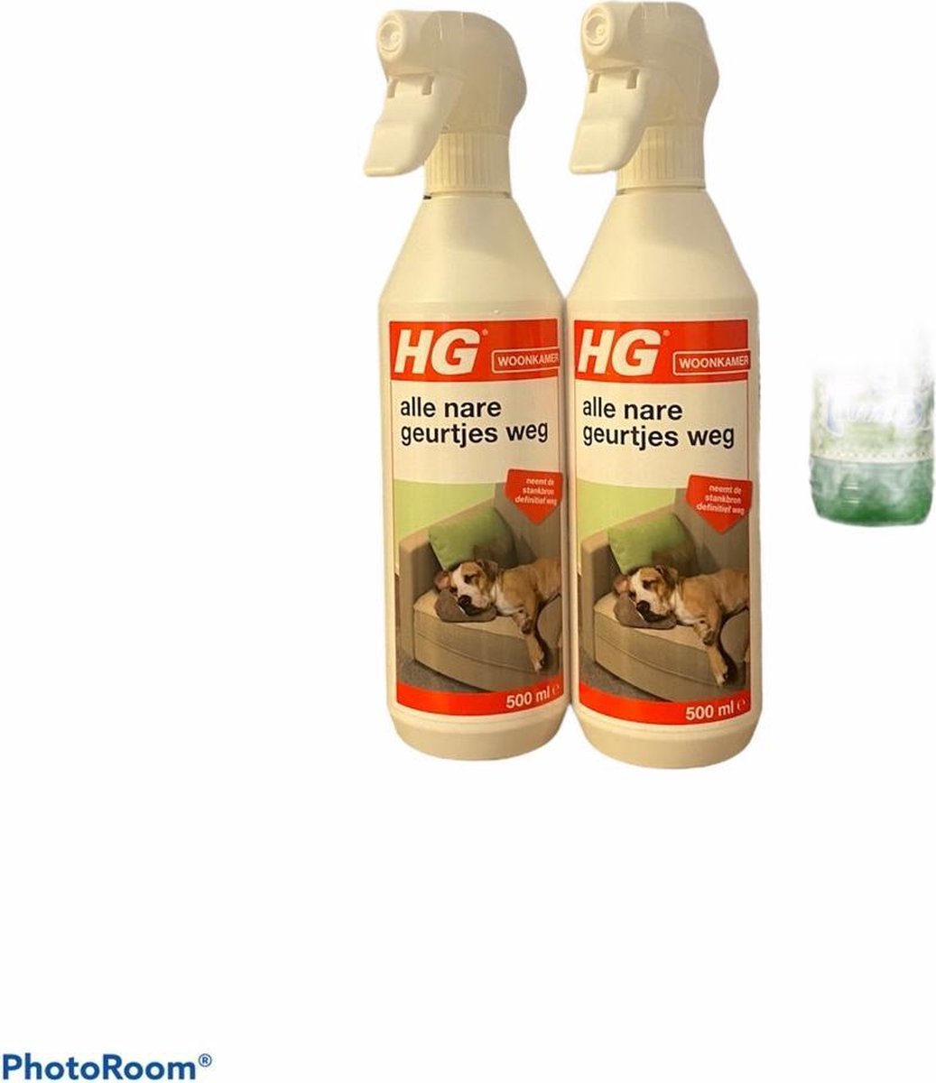 HG alle nare geurtjes weg - effectieve geurverwijderaar - 2 Stuks