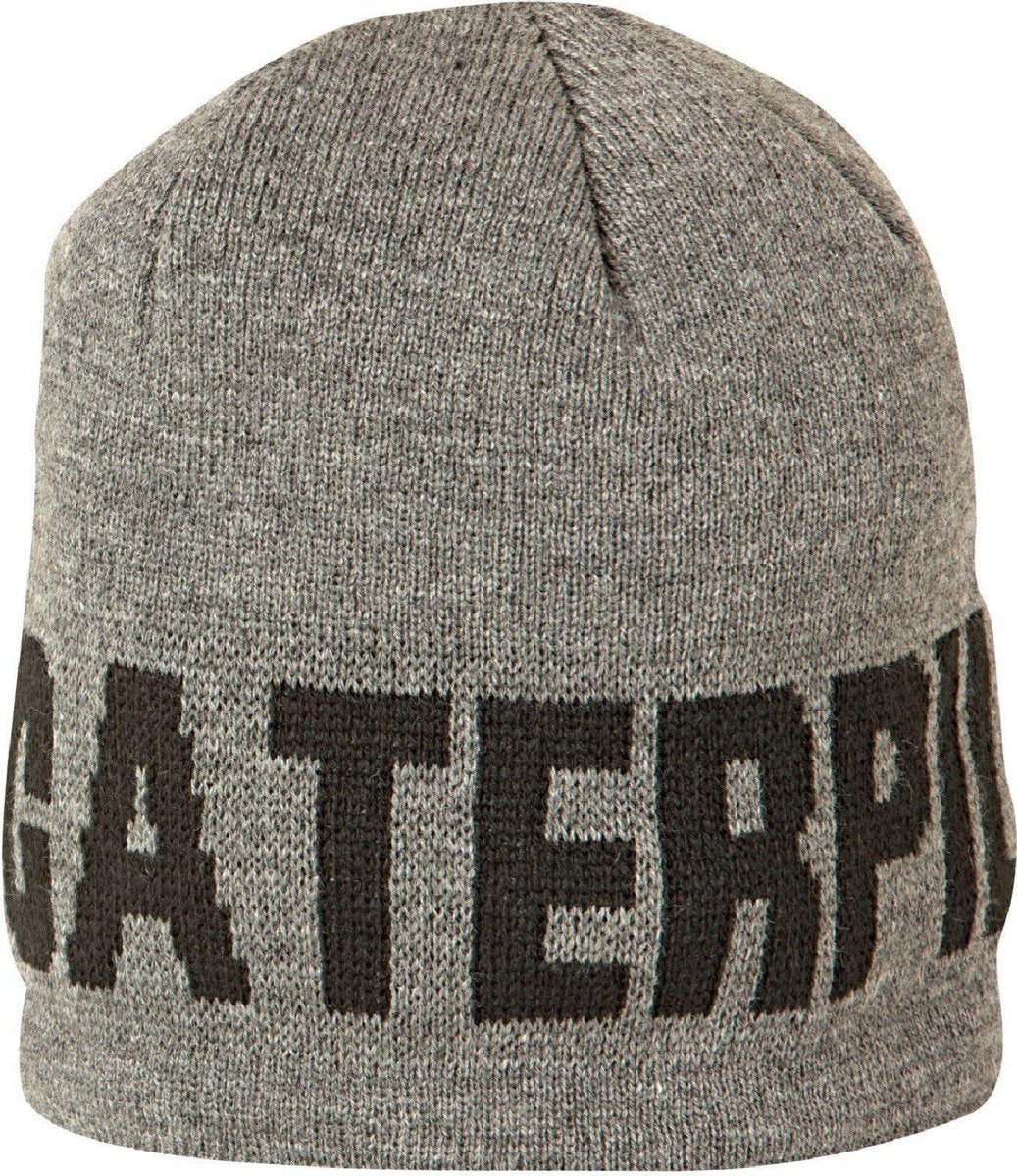 Caterpillar beanie grijs