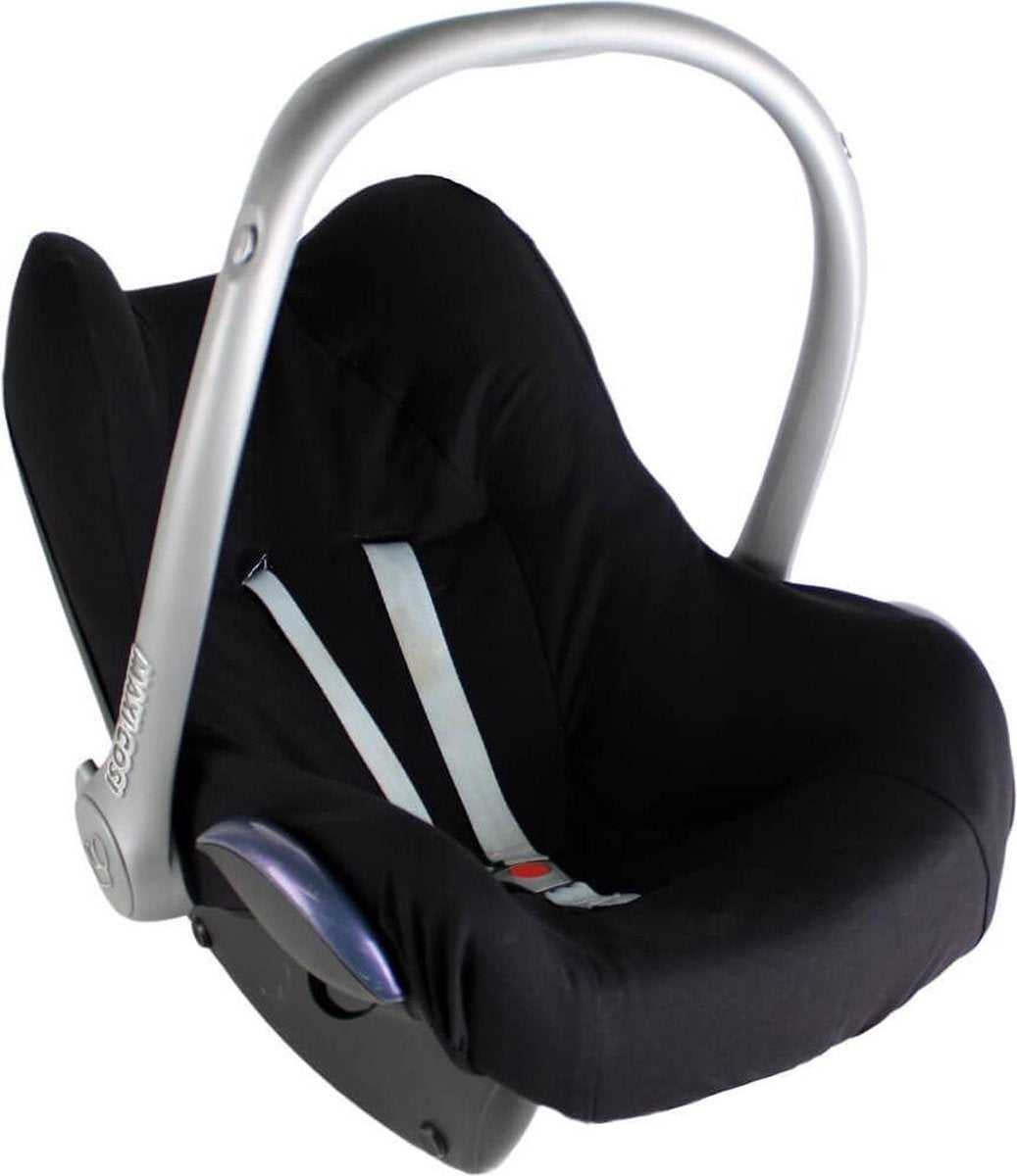 Ukje Hoes voor Maxi-Cosi Cabriofix Pebble - Perfect fit - Zwart effen
