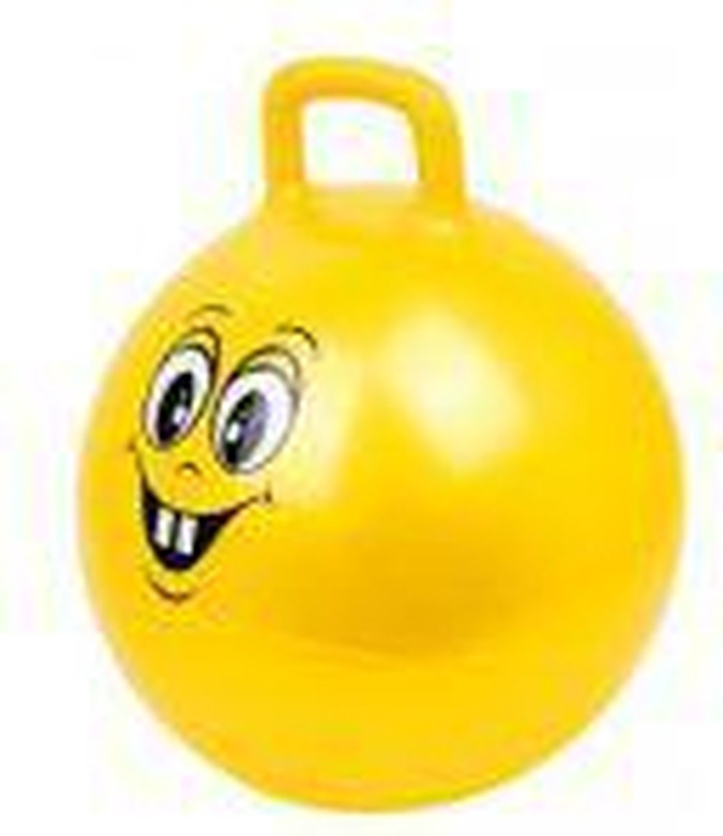 Small foot Skippybal smiley geel 40 cm