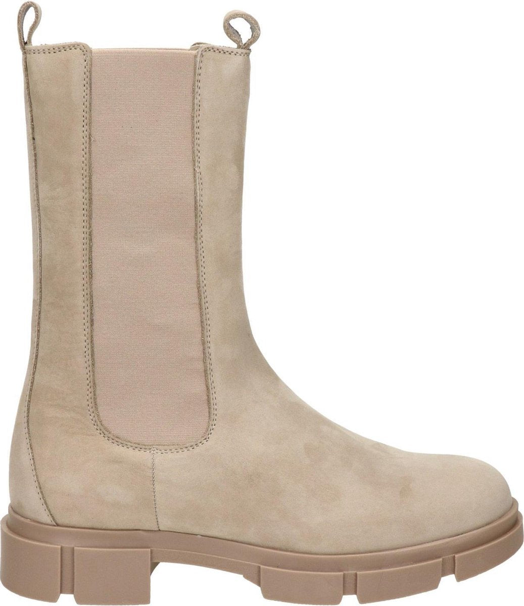 Nelson dames chelseaboot - Taupe - Maat 42