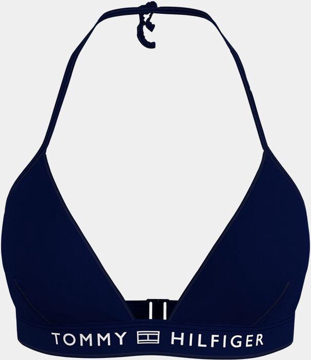 Tommy Hilfiger bikinitop triangel Desert sky - donkerblauw