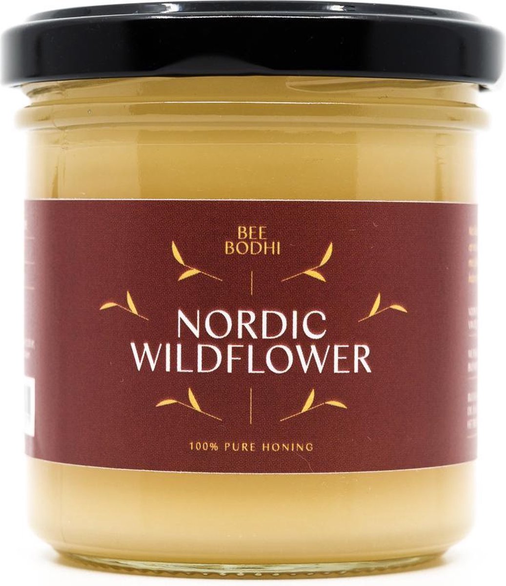 Bee Bodhi - Superfoods - Nordic Wildflower Honey - Pure Honing - Duurzaam - 200 gram