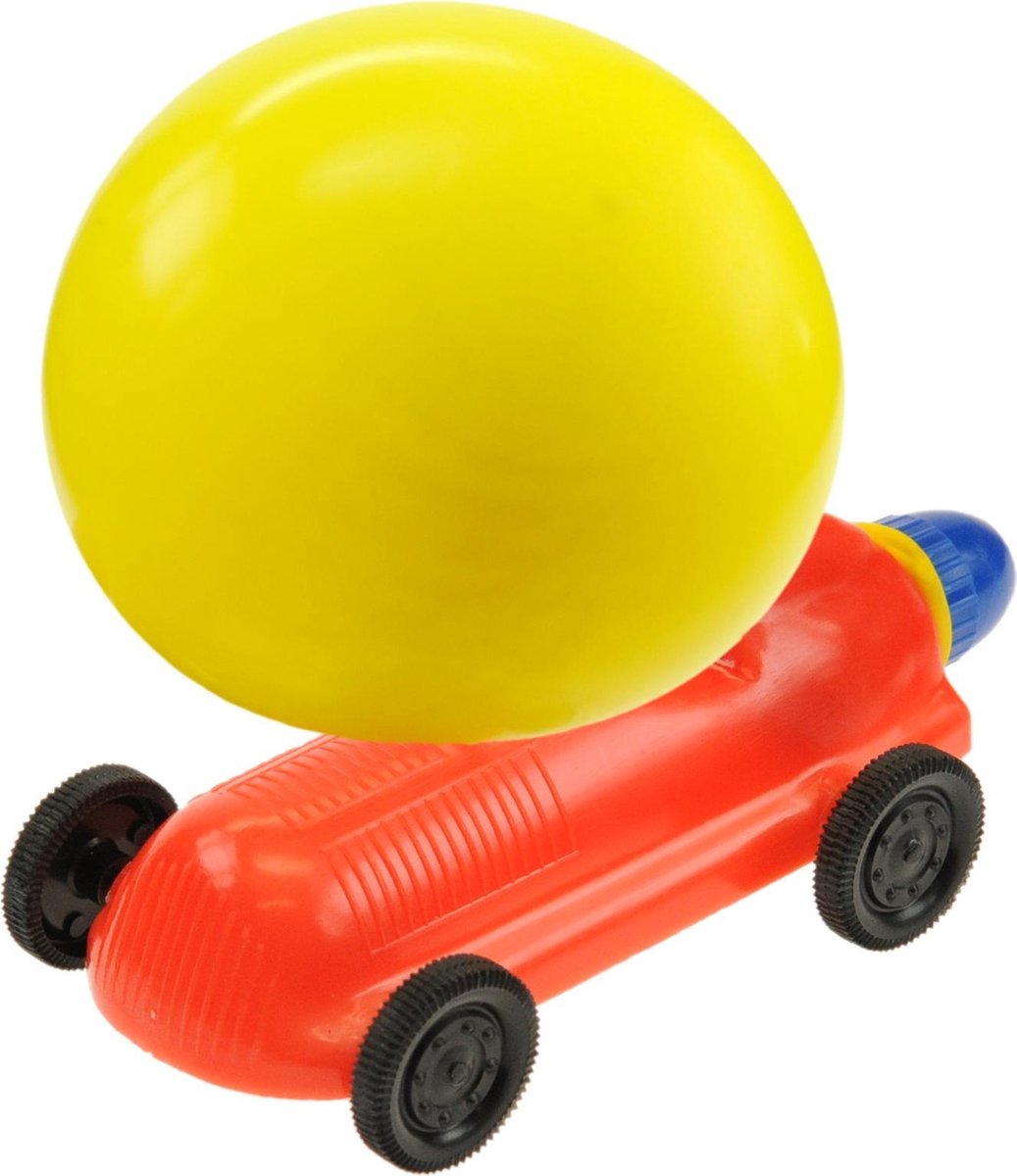 Kids At Work Ballonracewagen Junior 6 Cm Rood/geel