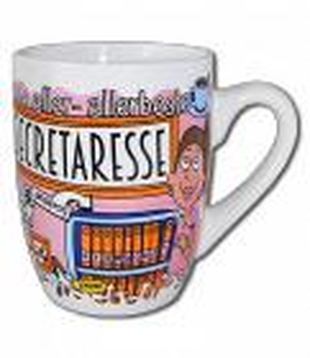 Cartoonmok / Beker Secretaresse