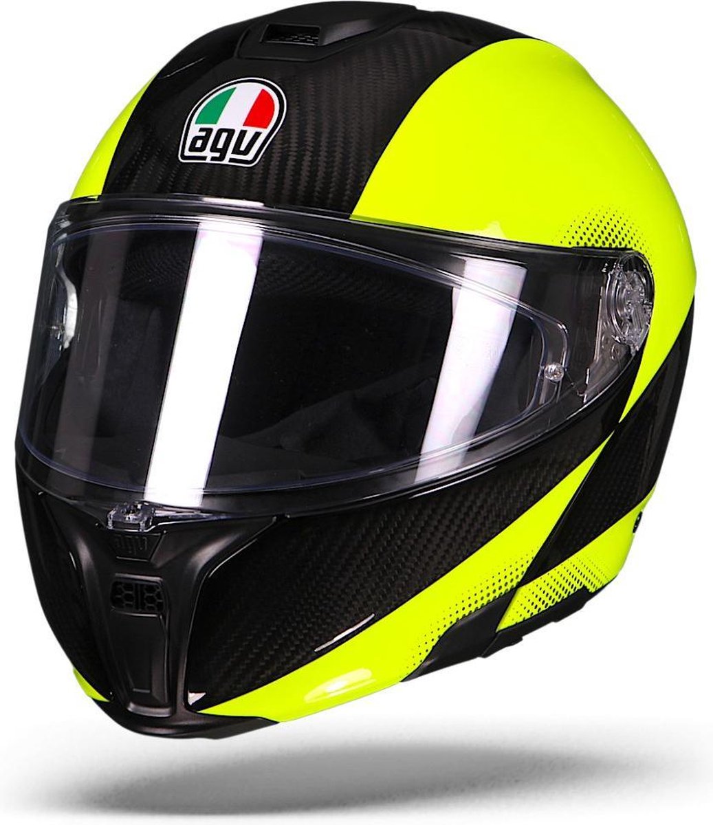 Agv Sportmodular Carbon Systeemhelm - Motorhelm - Maat S