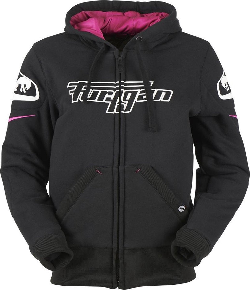 Furygan Luxio Lady Black Motorcycle Hoodie L