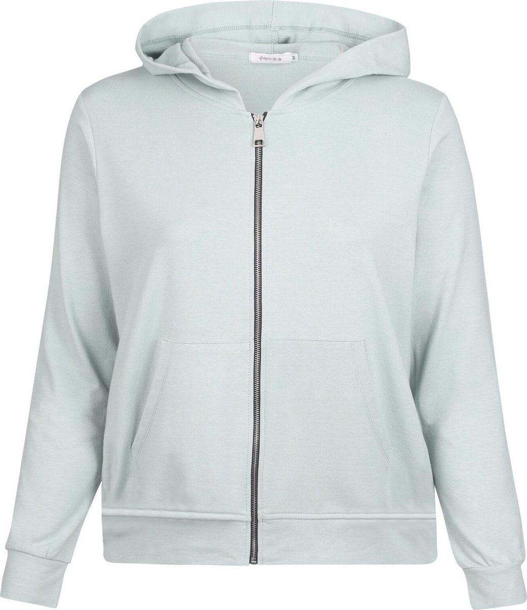 Cardigan in effen sweaterstof