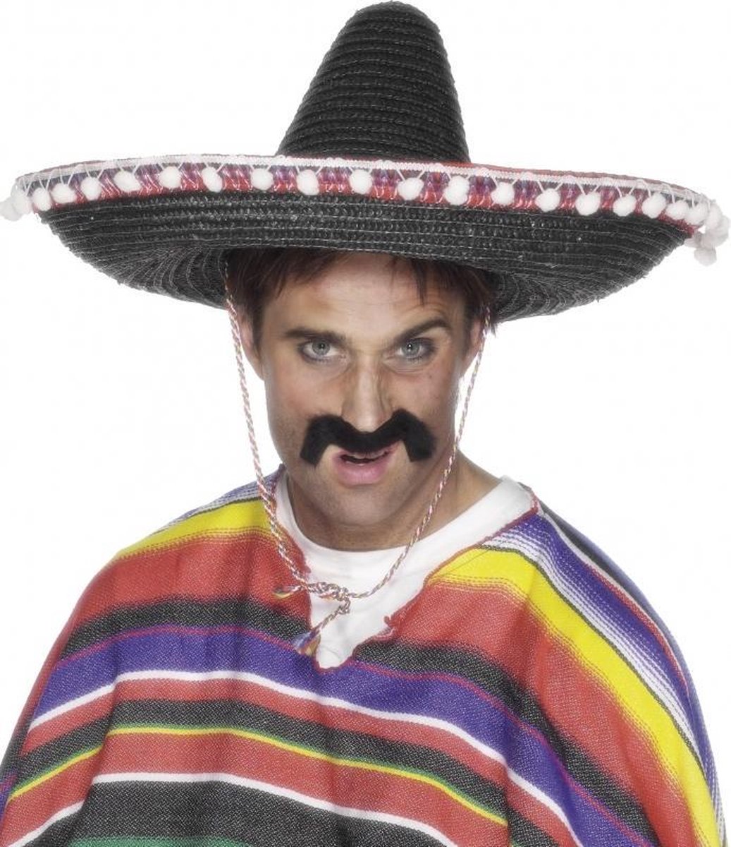 Zwarte sombrero de luxe