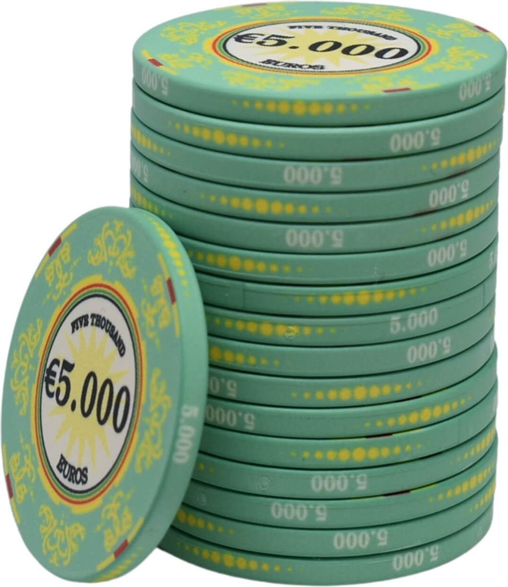 Macau deluxe keramische chips €5.000