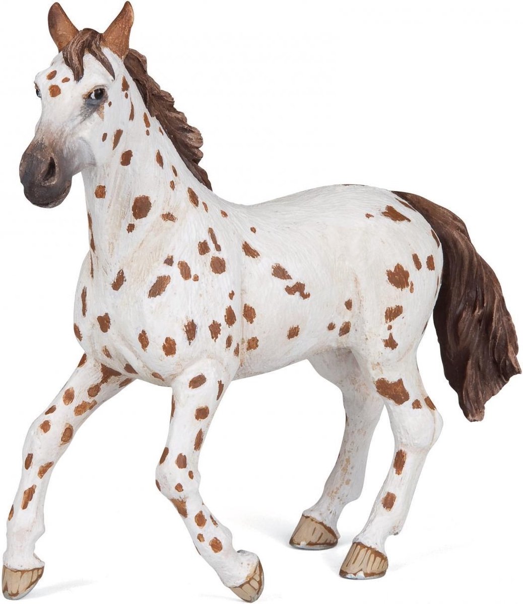 Speelfiguur - Paard - Merrie - Apaloosa - Bruin