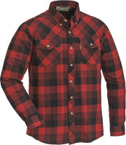 Pinewood Lumbo - Shirt - Rood/Zwart - Flanellen Shirt - 100% Katoen