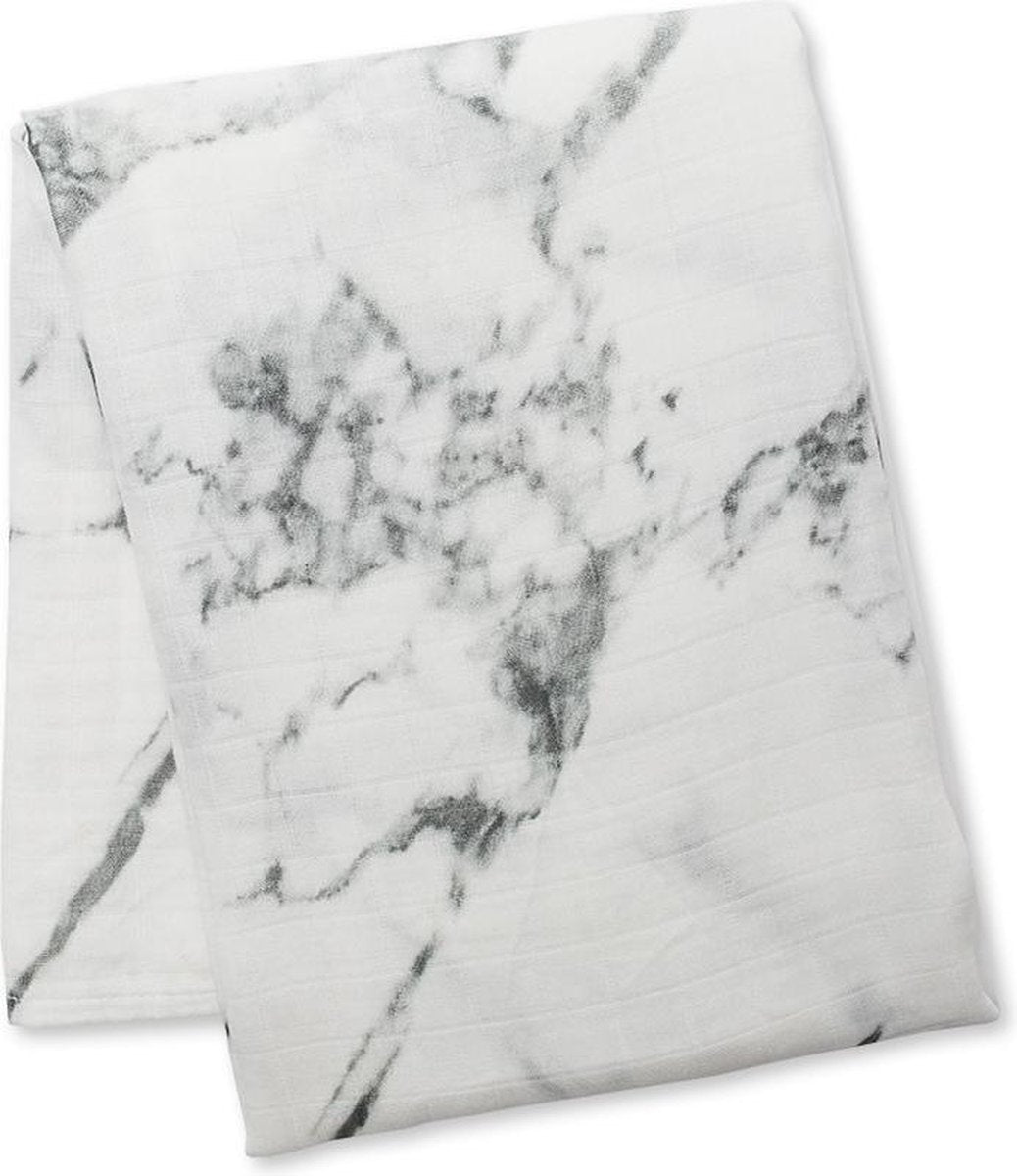 Lulujo swaddle bamboo - 120x120 - Marble
