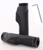 FIEZIO Ergonomische Fietshandvatten Pro Grijs Fiets Handvat Set - Gel Grip - Anti Slip - Trekking MTB Race