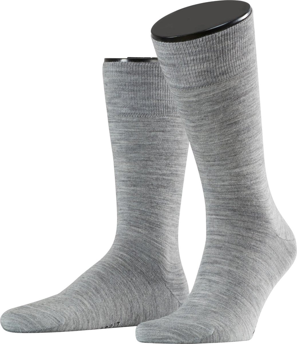 Esprit Basic Wool 2-PACK Sokken Heren 17813 - Grijs 3390 light greymel. Heren - 47-50