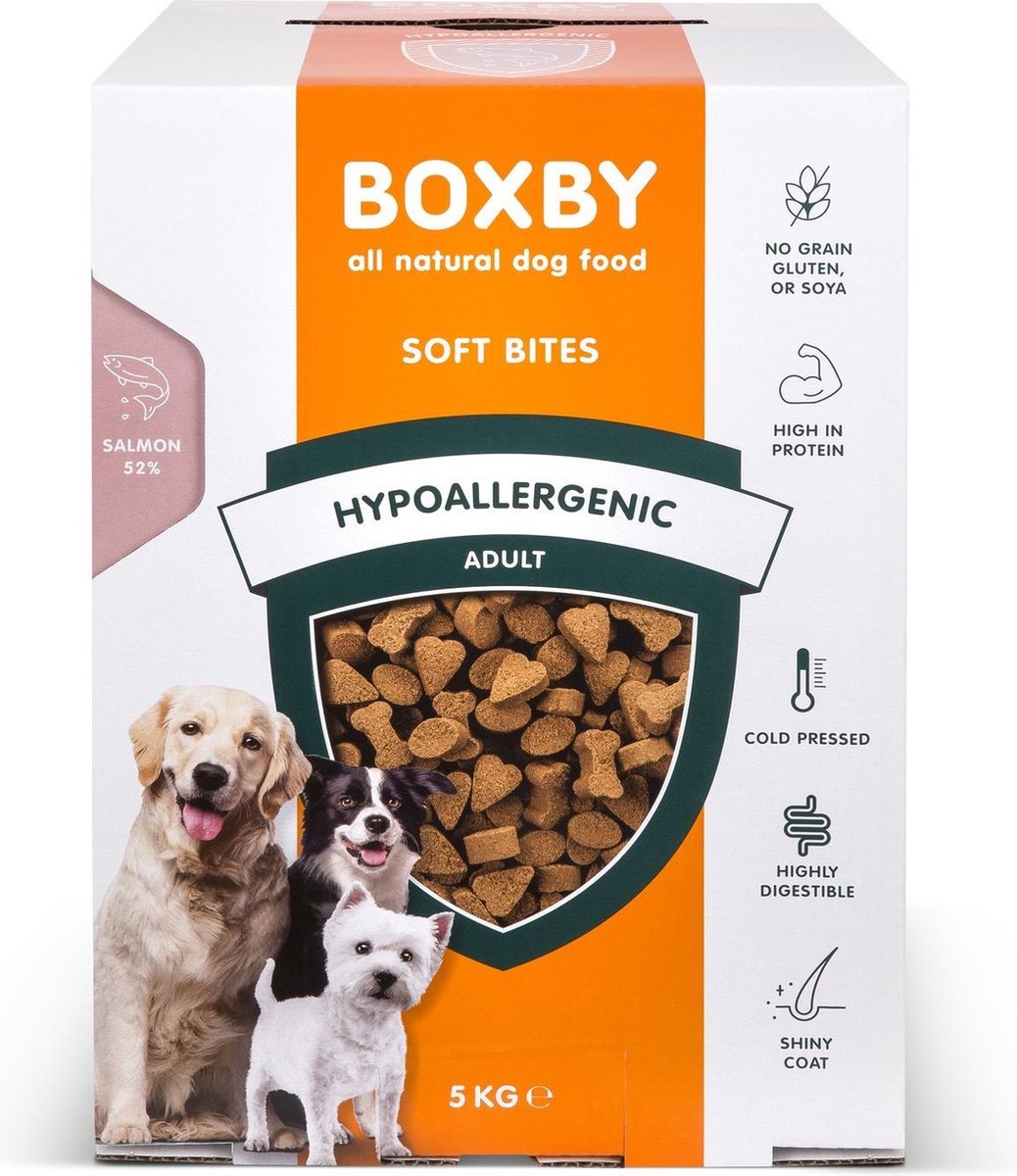 Boxby Hypoallergenic Hondenvoeding Zalm - Hondenvoer - 5 kg