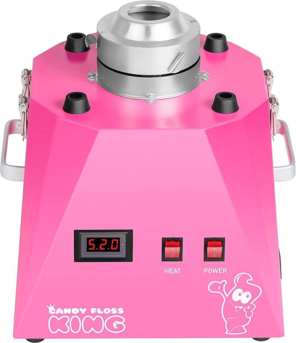 Royal Catering Suikerspinmachine - 52 cm - roze