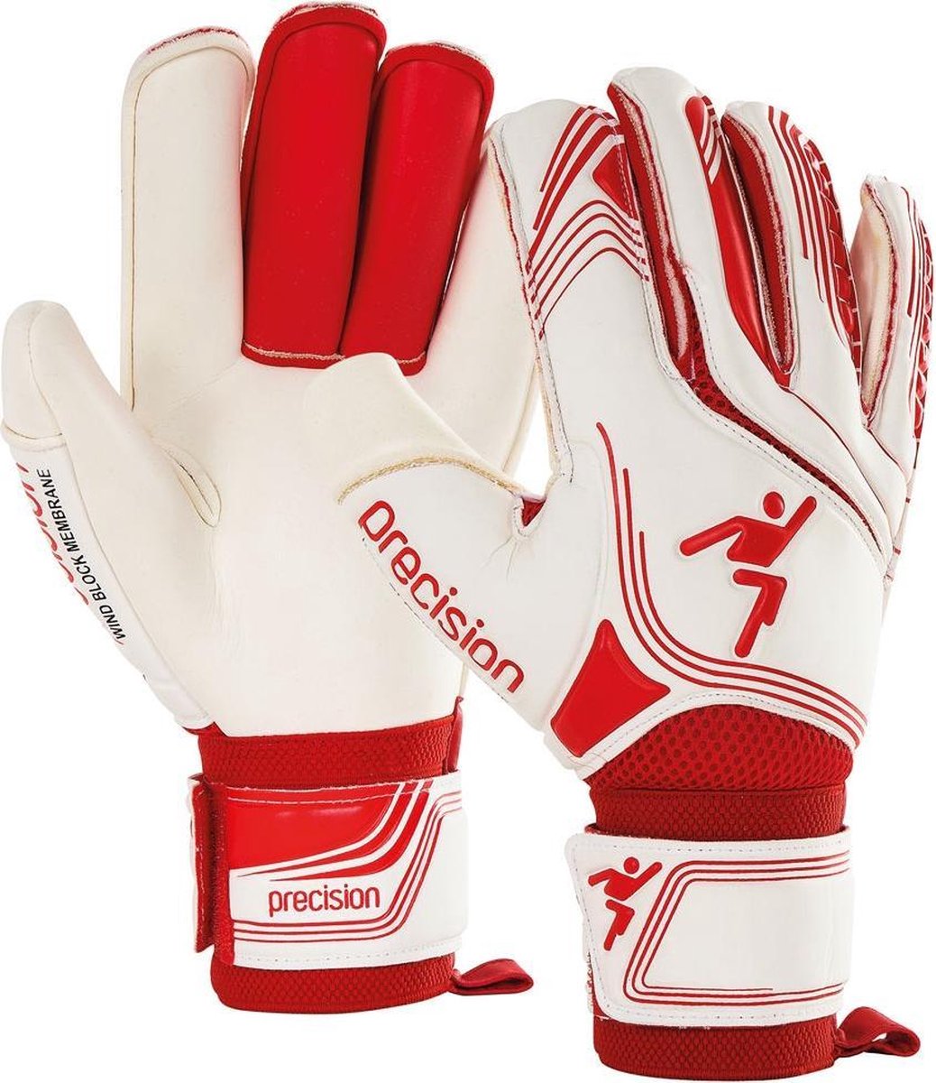 Precision Keepershandschoenen Premier Heren Eva Wit/rood Mt 8