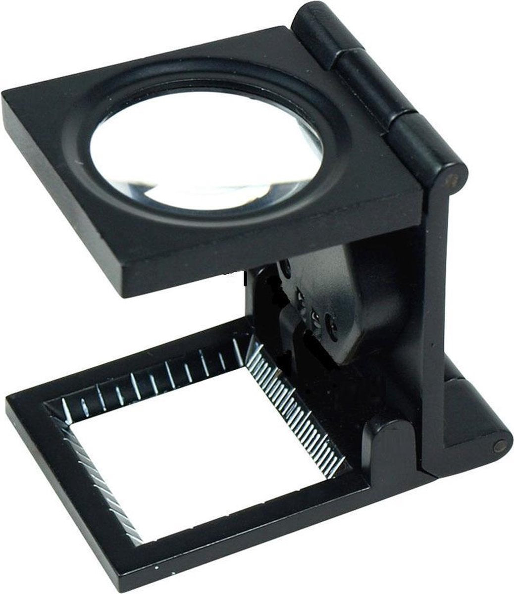 10x zoom opvouwbaar dradenteller loep met LED Licht