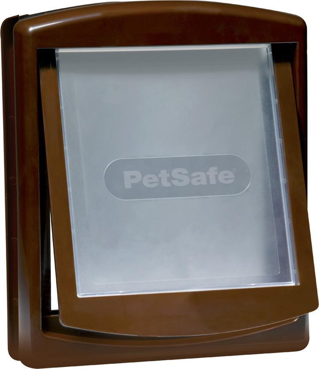 Petsafe Hondenluik 755- Medium -  Bruin/Tranparant