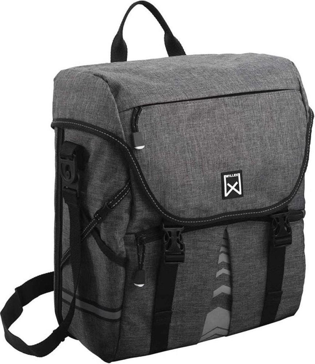 Willex Fietstas 1200 Klein 10L Enkel Antraciet