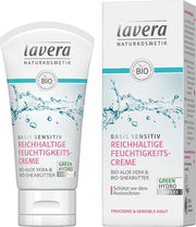 Lavera Basis Sensetiv - Rich Moisturizing Cream - 50 ml