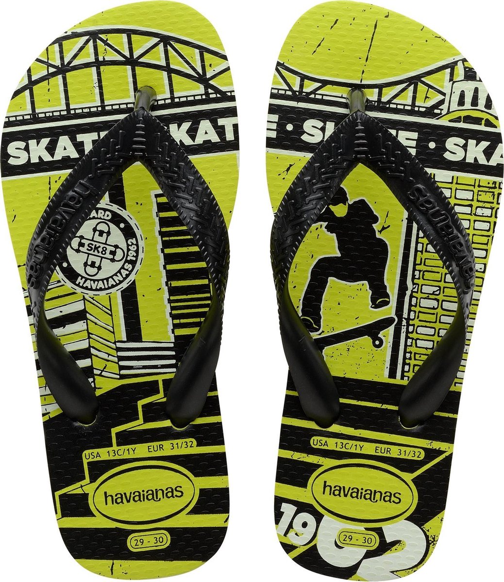 Havaianas Athletic Jongens Slippers - Galactic Green - Maat 31/32