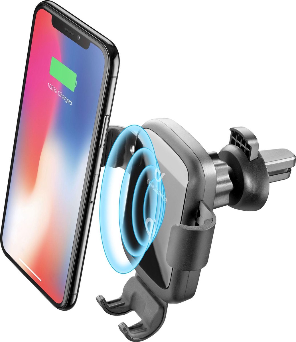 Cellularline HANDYWINGPROWIR Mobiele telefoon/Smartphone Zwart Passieve houder