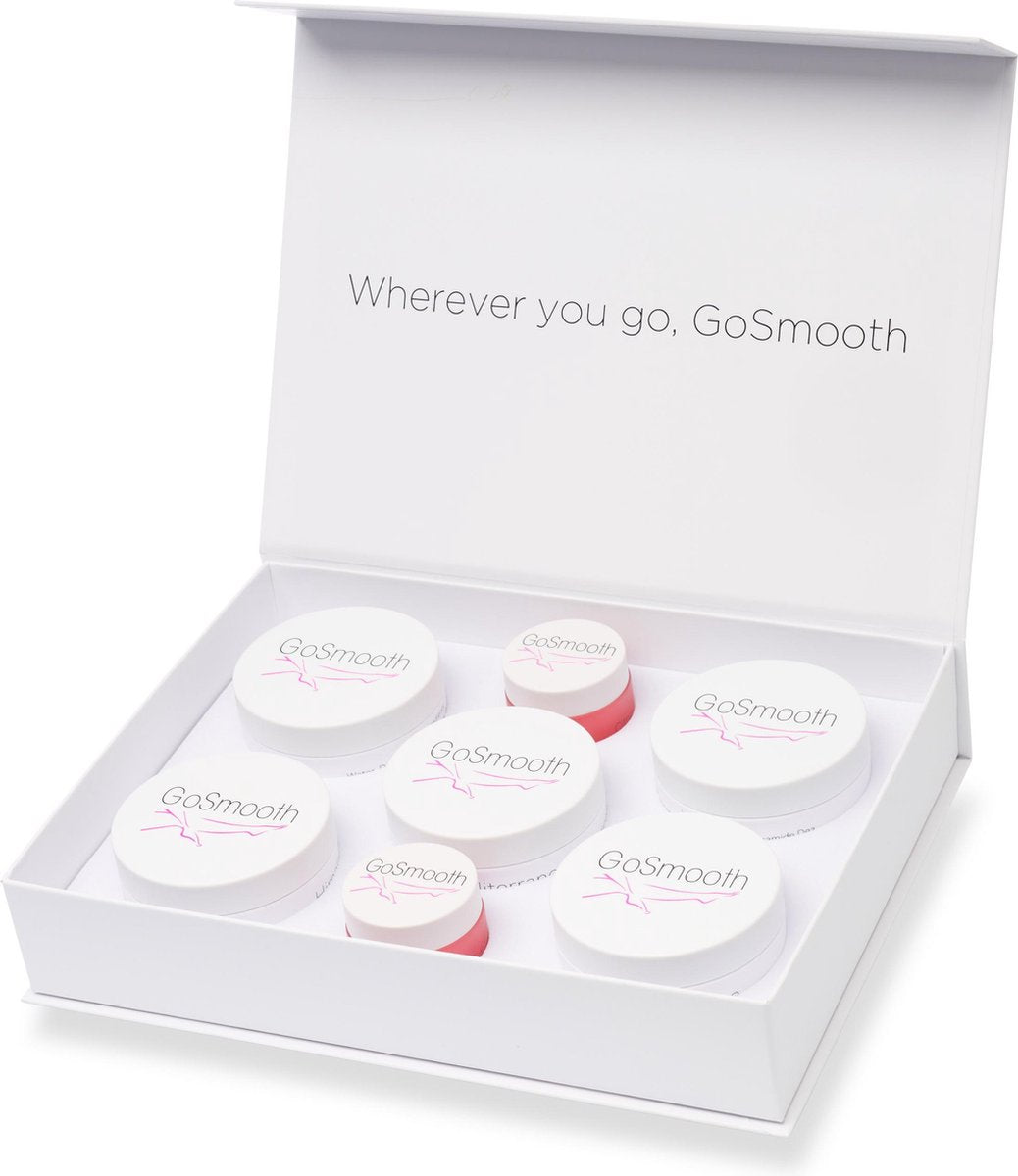 GoSmooth Body & Face Scrub Kit - 4 Scrubs (200 ml) - 2 Face Exfoliation (50 ml)