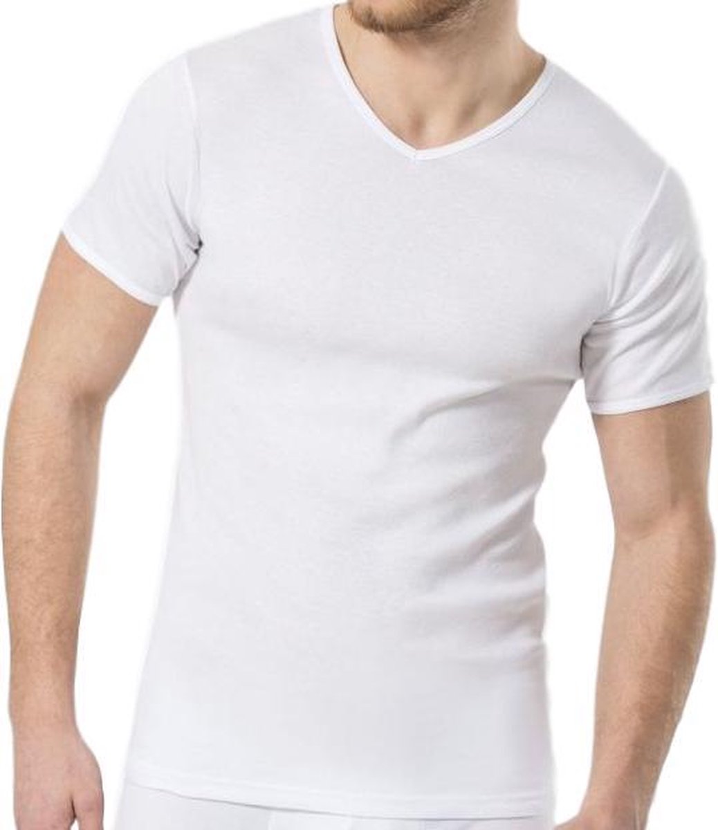 Bonanza T-shirt - V-hals - Wit - Maat S