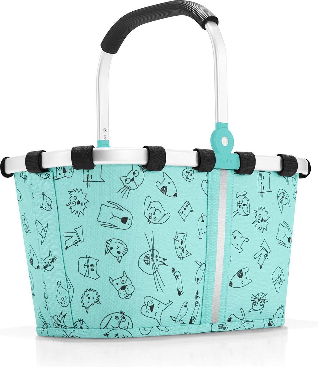Reisenthel Carrybag XS Kids Boodschappenmand - Maat XS - 5L - Cats&Dogs Mint