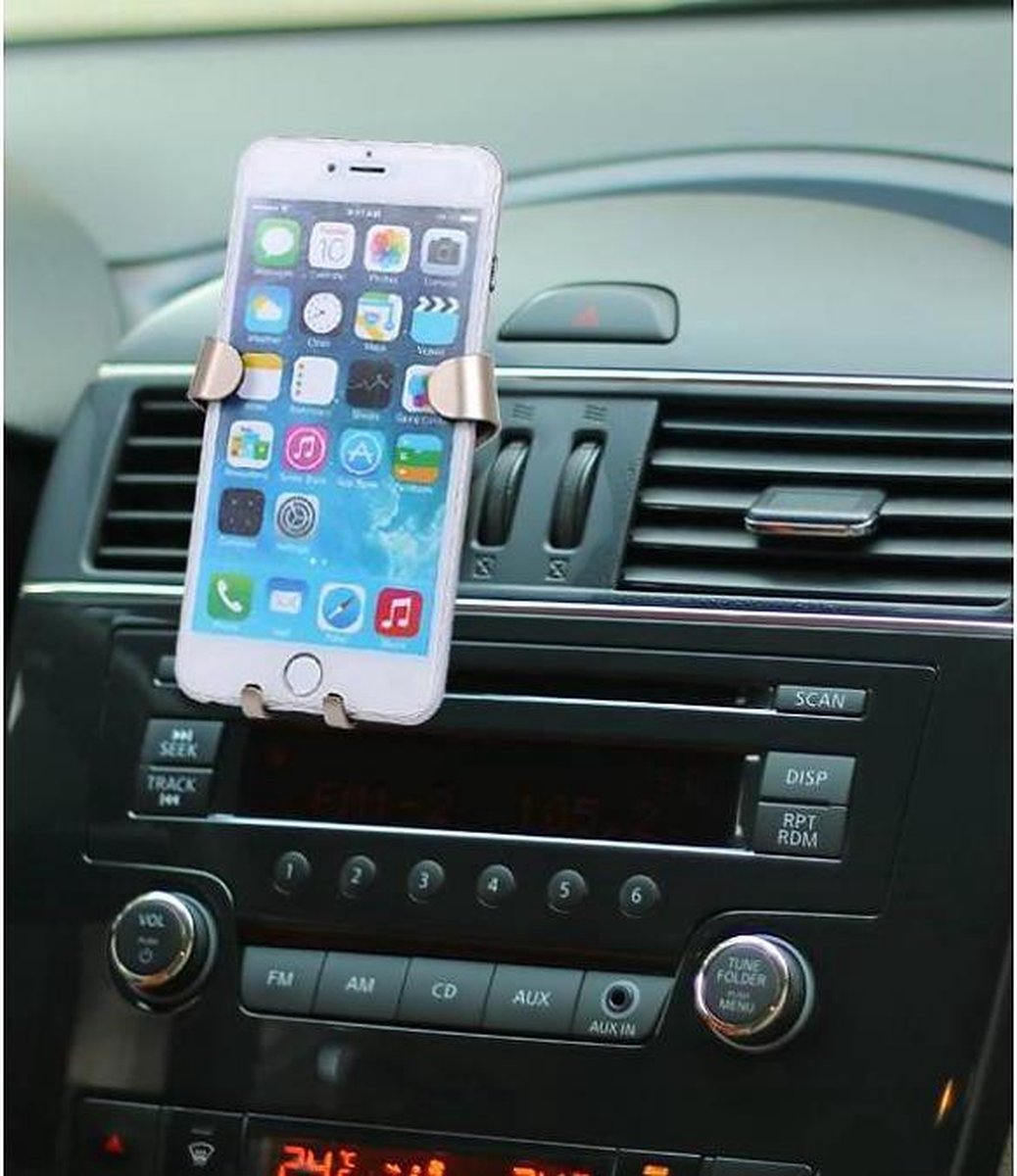 Universal Smartphone Houder K11 - Telefoonhouders Auto - Goud