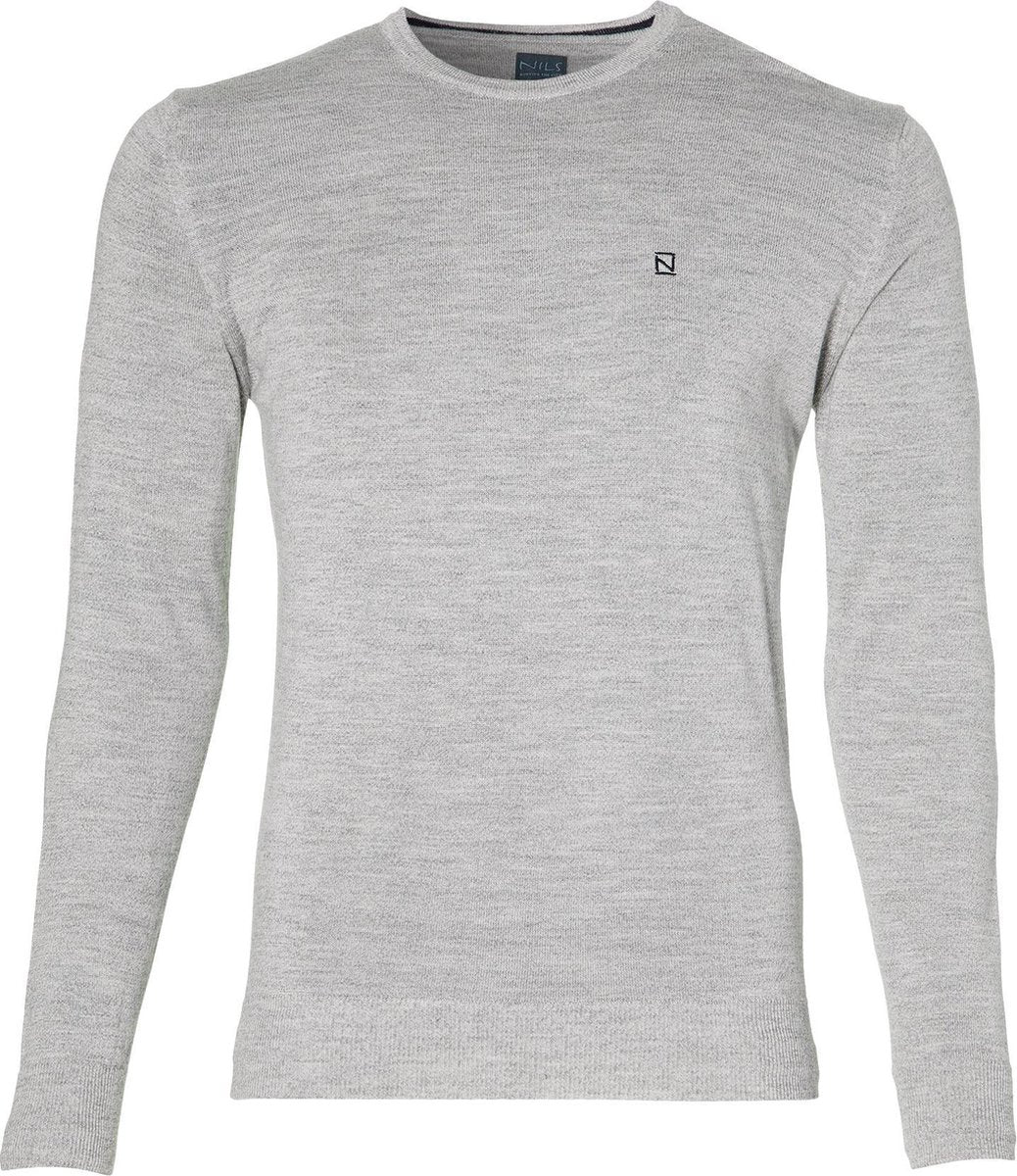 Nils Pullover - Slim Fit - Grijs - L