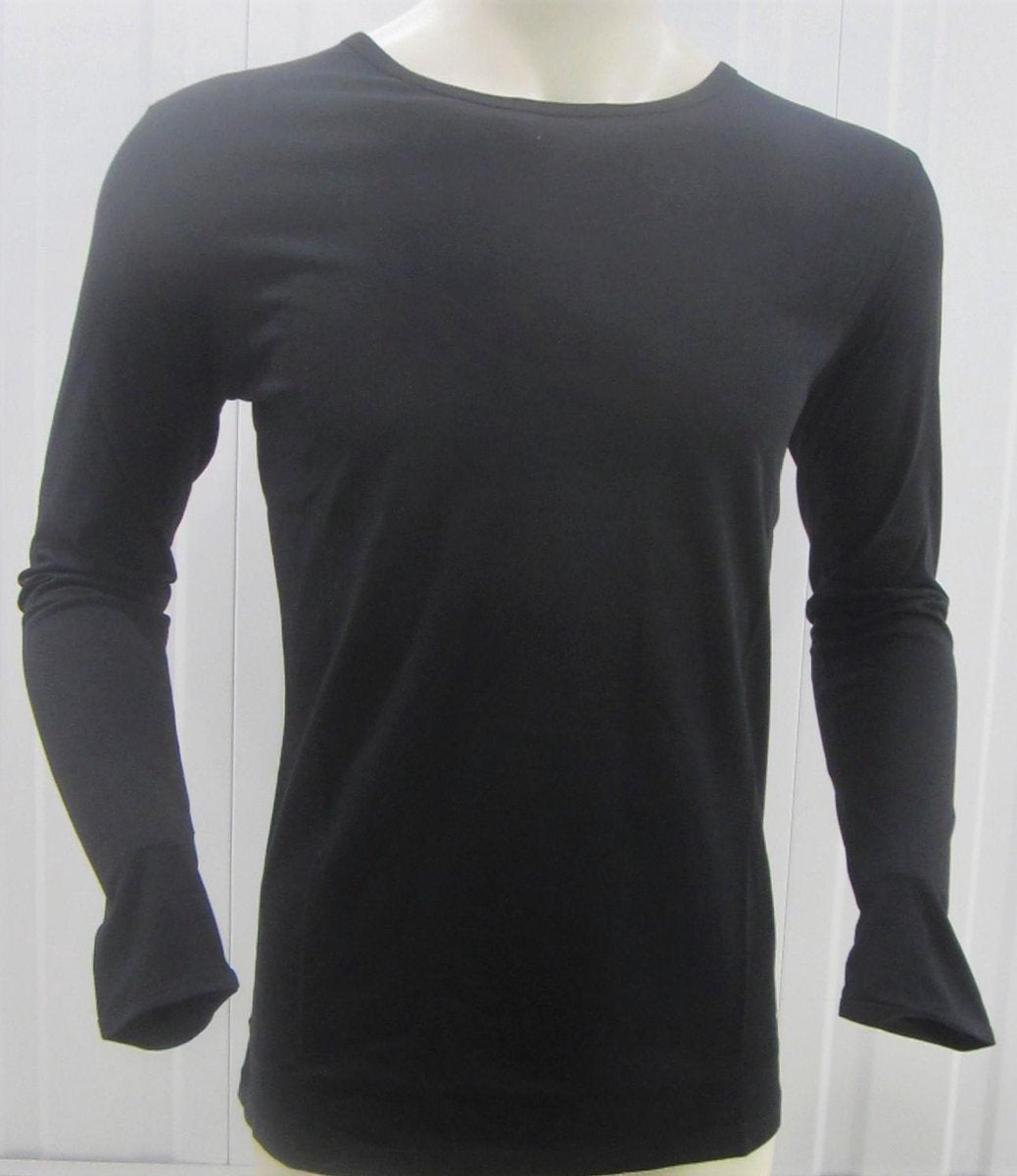Moscow Basic Shirt - Zwart - Ronde Hals - Maat XXL