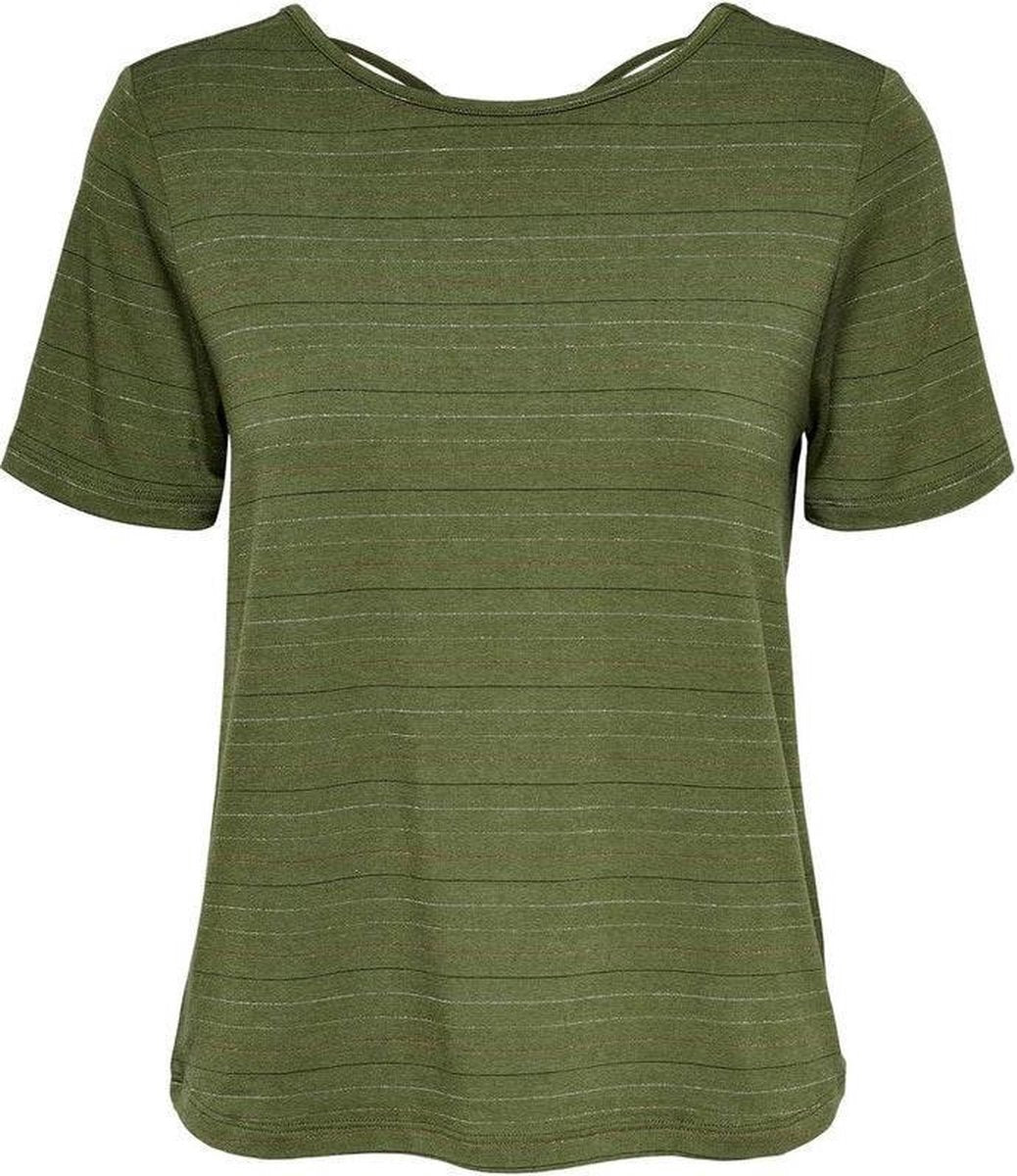 Onlmoster S/s String O-neck  Top Jr 15229446 Capulet Olive