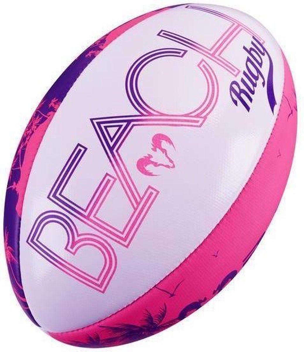Beach rugbybal - Strandbal - Soft grip - Roze