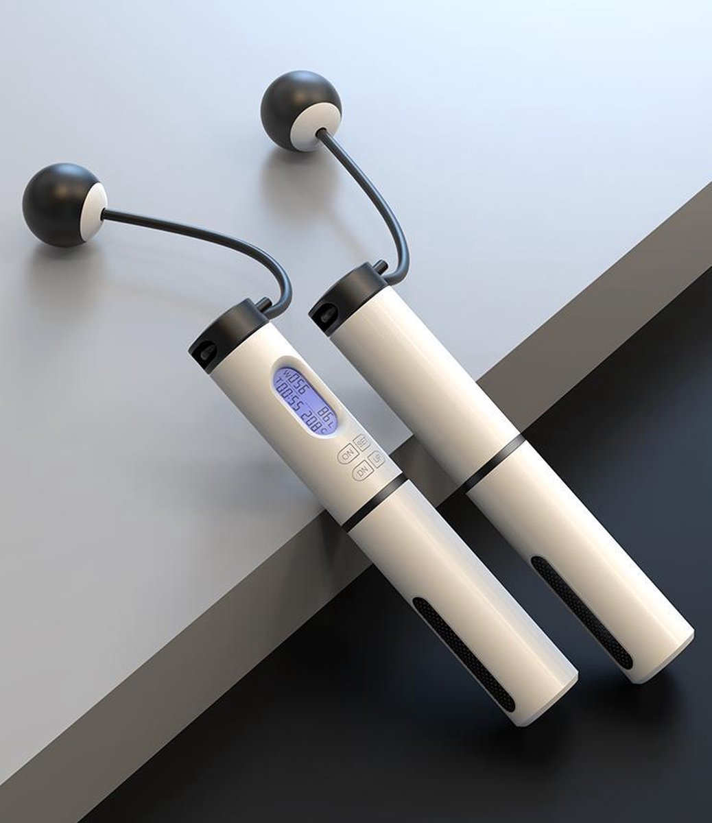 Professioneel Sport Springtouw - Snoerloos en verstelbaar - Antislip - Automatisch tellen - Skipping Rope - Sport - Thuisfitness - Voorkom onbedoeld letsel- Touwtje Springen - Buitensport - Thuis Oefeningen - Volwassenen - Speedrope - Sport Artikelen