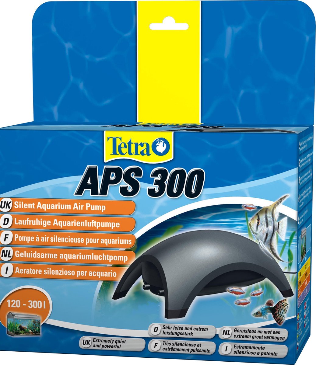 Tetra Tec aps 300 luchtpomp Zwart