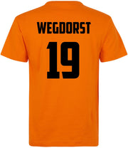 T-shirt oranje Holland WEGDORST 19 | EK Voetbal 2020 2021 | Nederlands elftal shirt | Nederland supporter | Holland souvenir | Maat XL