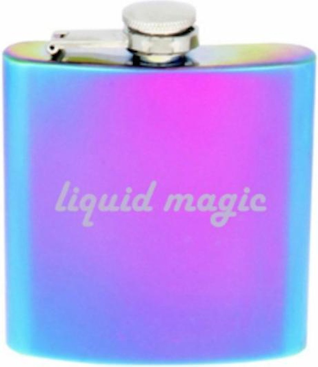 DCI RAINBOW LUSTER LIQUID MAGIC 6 OZ. FLASK