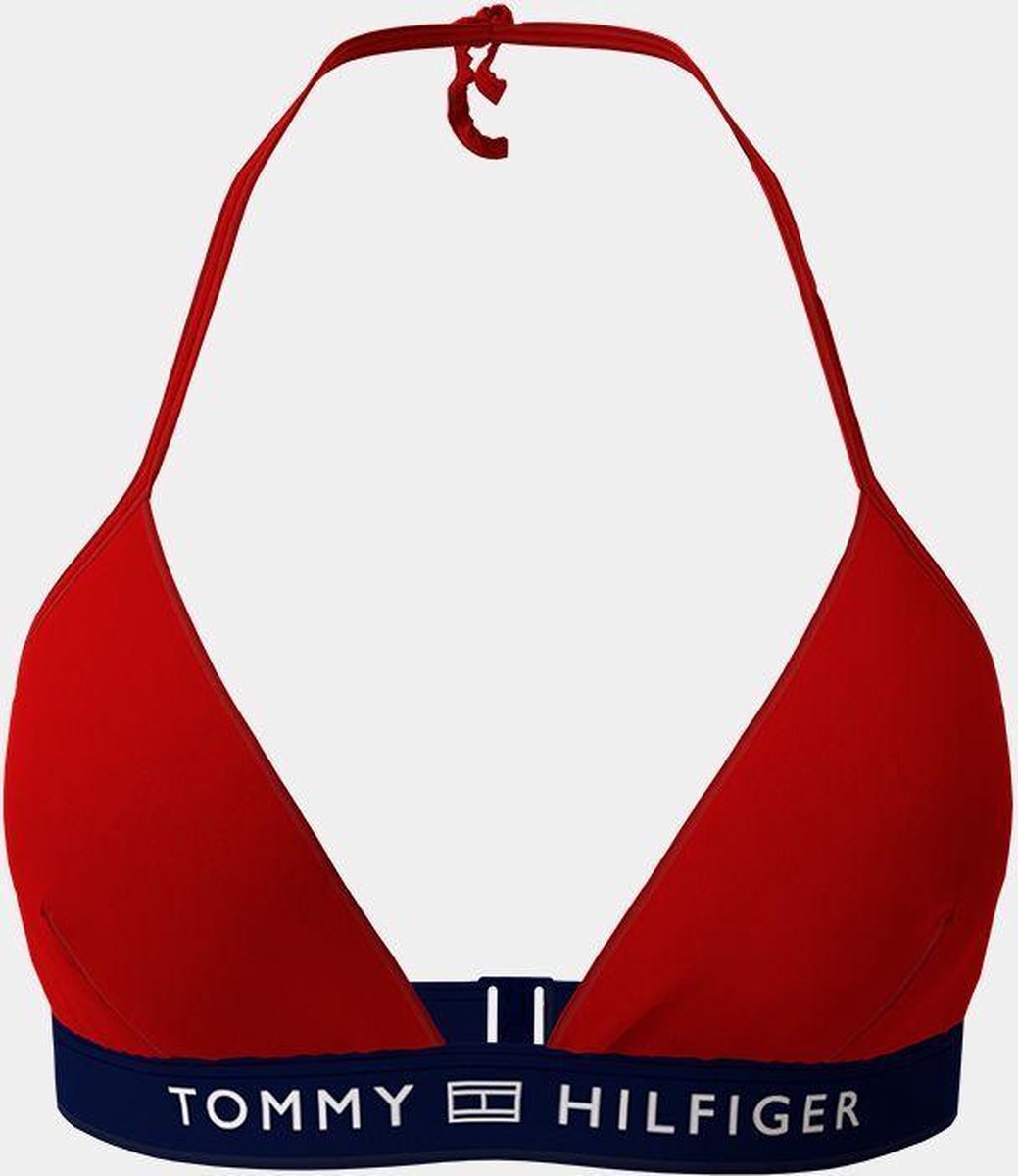 Tommy Hilfger bikinitop triangel - rood