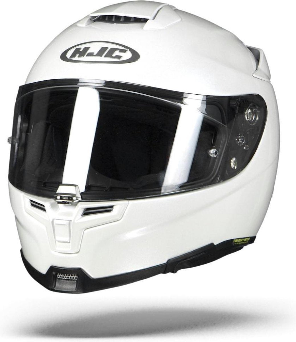HJC RPHA 70 Glans Wit Integraalhelm - Motorhelm - Maat XL